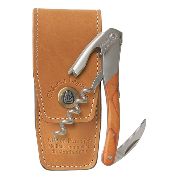 Waiter's corkscrew that features yew tree wood from Versailles in a... from ASI 55450 Franmara Inc