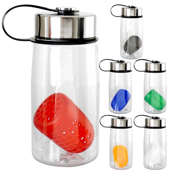 Metal Lanyard Lid 18 oz. Recycled Bottle with Floating Infus... from ASI 30208 A P Specialties / AP Specialties