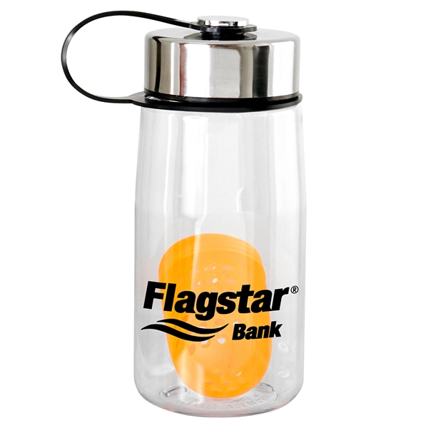 Metal Lanyard Lid 18 oz. Recycled Bottle with Floating Infus... from ASI 30208 A P Specialties / AP Specialties