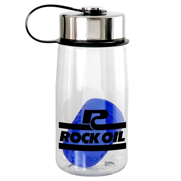 Metal Lanyard Lid 18 oz. Recycled Bottle with Floating Infus... from ASI 30208 A P Specialties / AP Specialties