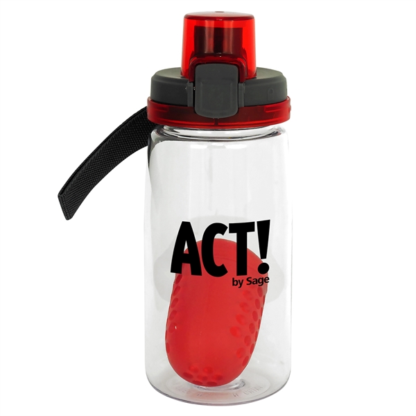 Locking Lid 18 oz. Recycled Bottle with Floating Infuser... from ASI 30208 A P Specialties / AP Specialties