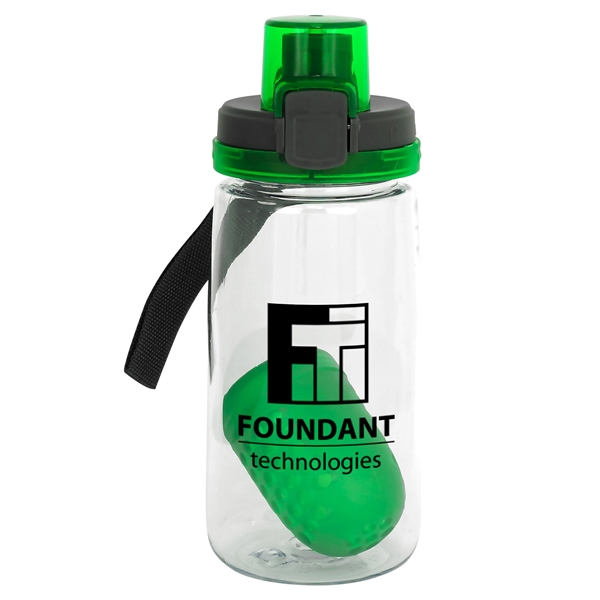 Locking Lid 18 oz. Recycled Bottle with Floating Infuser... from ASI 30208 A P Specialties / AP Specialties