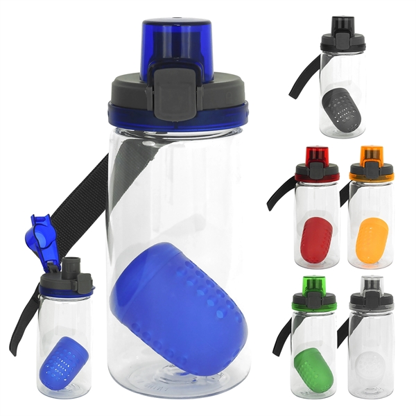Locking Lid 18 oz. Recycled Bottle with Floating Infuser... from ASI 30208 A P Specialties / AP Specialties