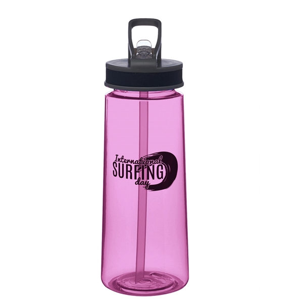 22-ounce Tritan sports bottle with spill-proof lid, handle and reusable straw.... from ASI 62088 IDProductsource