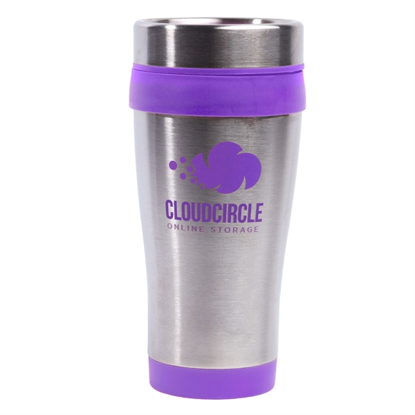 3.25" x 7" 20 ounce Grab-N-Go insulated stainless steel travel mug... from ASI 62088 IDProductsource