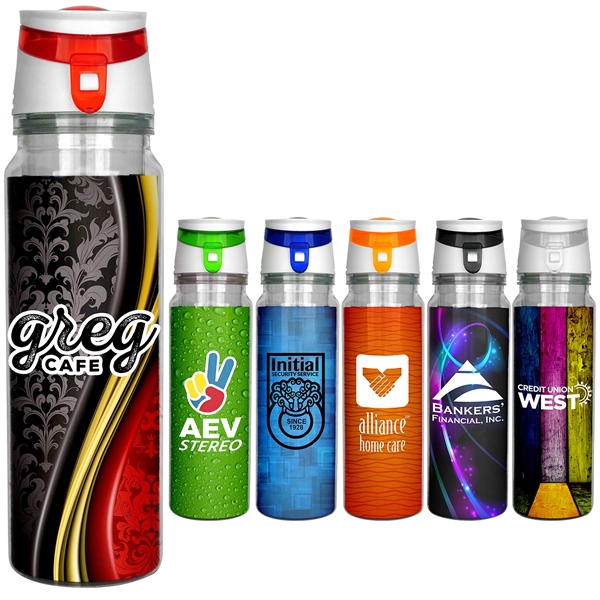 Trendy 18 oz. Full Color Insert Bottle... from ASI 30208 A P Specialties / AP Specialties