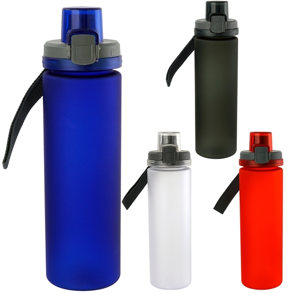 LOCKING LID 24OZ FROSTED BOTTLE... from ASI 30208 A P Specialties / AP Specialties