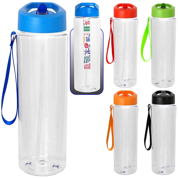 Pop Up 24 oz. Lanyard Bottle... from ASI 30208 A P Specialties / AP Specialties