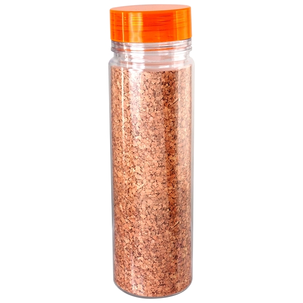 Clear View 18 oz. Full Color Cork Bottle... from ASI 30208 A P Specialties / AP Specialties