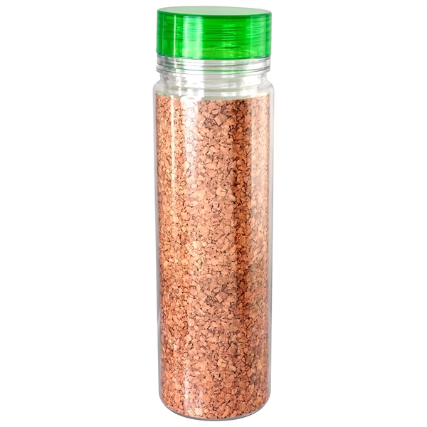 Clear View 18 oz. Full Color Cork Bottle... from ASI 30208 A P Specialties / AP Specialties
