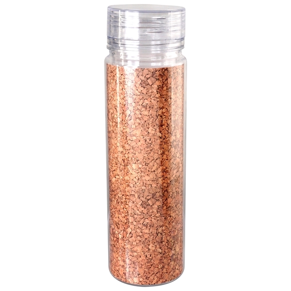 Clear View 18 oz. Full Color Cork Bottle... from ASI 30208 A P Specialties / AP Specialties