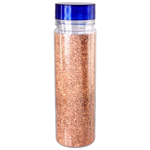 Clear View 18 oz. Full Color Cork Bottle... from ASI 30208 A P Specialties / AP Specialties