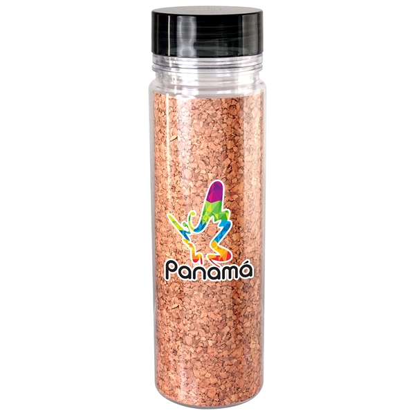 Clear View 18 oz. Full Color Cork Bottle... from ASI 30208 A P Specialties / AP Specialties
