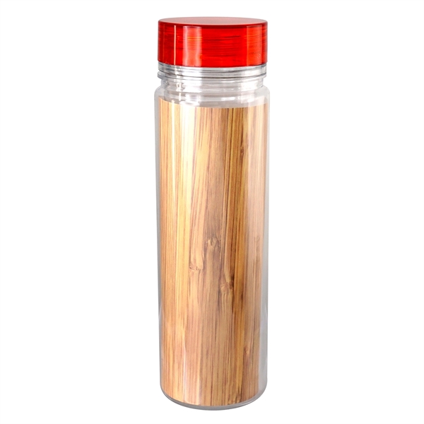 Clear View 18 oz. Full Color Bamboo Pattern Bottle... from ASI 30208 A P Specialties / AP Specialties