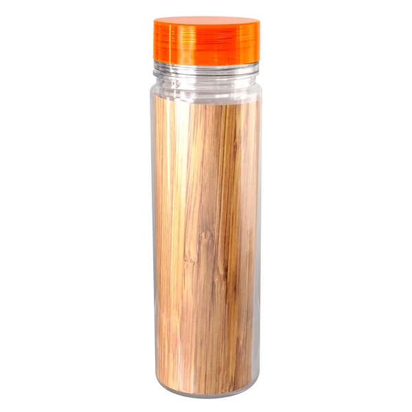 Clear View 18 oz. Full Color Bamboo Pattern Bottle... from ASI 30208 A P Specialties / AP Specialties