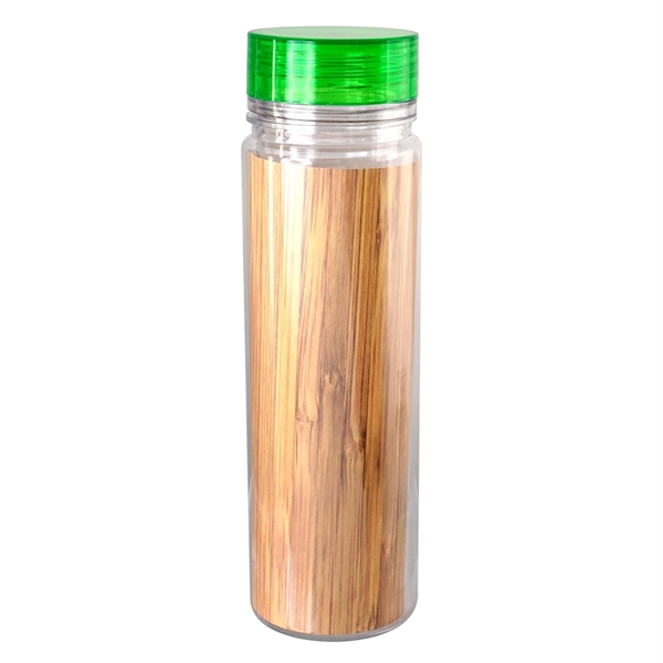 Clear View 18 oz. Full Color Bamboo Pattern Bottle... from ASI 30208 A P Specialties / AP Specialties