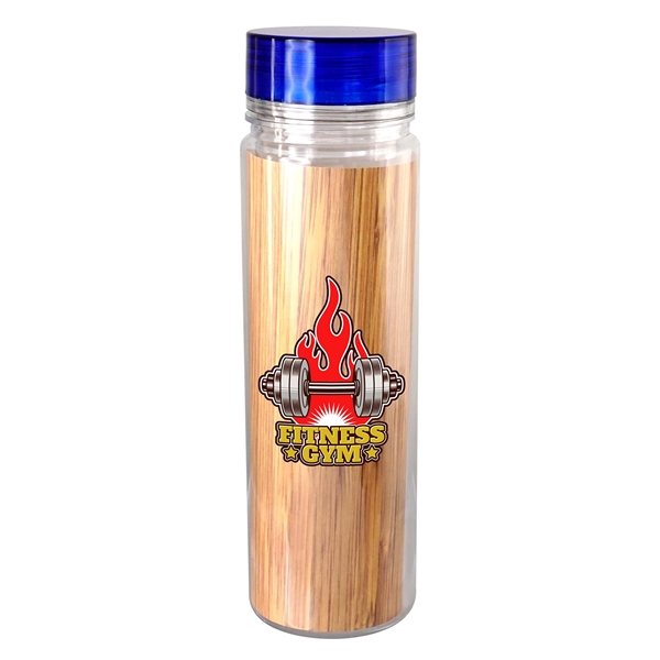 Clear View 18 oz. Full Color Bamboo Pattern Bottle... from ASI 30208 A P Specialties / AP Specialties