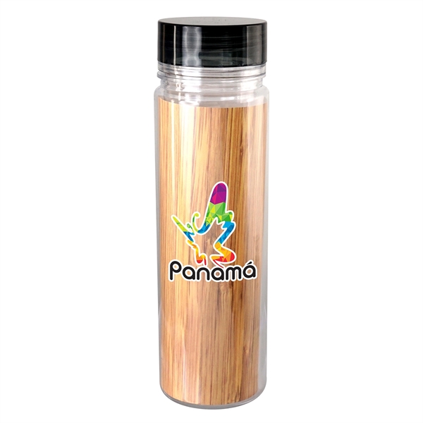 Clear View 18 oz. Full Color Bamboo Pattern Bottle... from ASI 30208 A P Specialties / AP Specialties