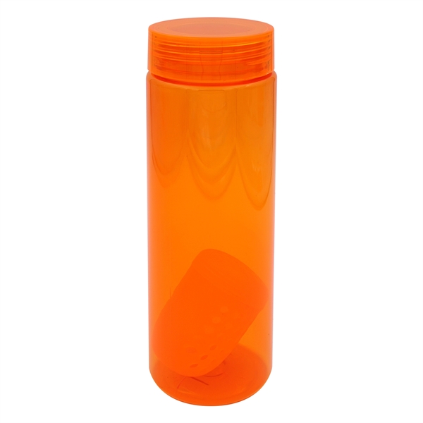 CLEAR VIEW 24 OZ. COLORFUL BOTTLE WITH FLOATING INFUSER... from ASI 30208 A P Specialties / AP Specialties