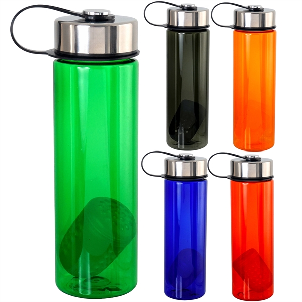 METAL LANYARD COLORFUL 24 OZ. BOTTLE WITH FLOATING INFUSER... from ASI 30208 A P Specialties / AP Specialties