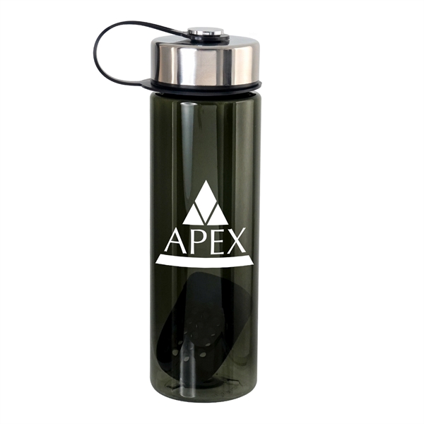 METAL LANYARD COLORFUL 24 OZ. BOTTLE WITH FLOATING INFUSER... from ASI 30208 A P Specialties / AP Specialties