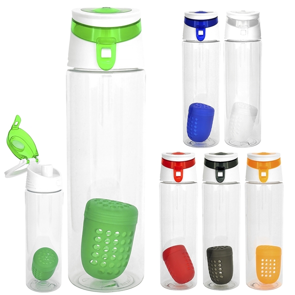Trendy 24 oz. Recycled Bottle With Floating Infuser... from ASI 30208 A P Specialties / AP Specialties