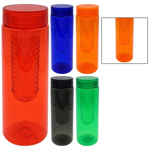 CLEAR VIEW 24 OZ. COLORFUL BOTTLE WITH INFUSER... from ASI 30208 A P Specialties / AP Specialties