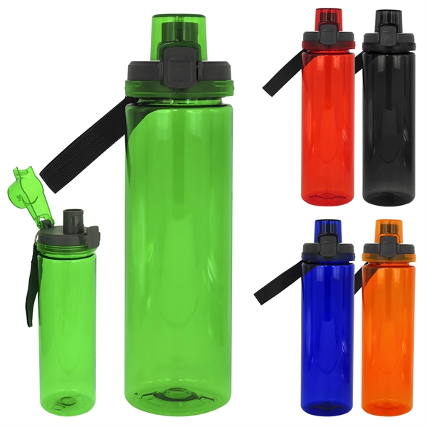 LOCKING LID 24 OZ. COLORFUL BOTTLE... from ASI 30208 A P Specialties / AP Specialties