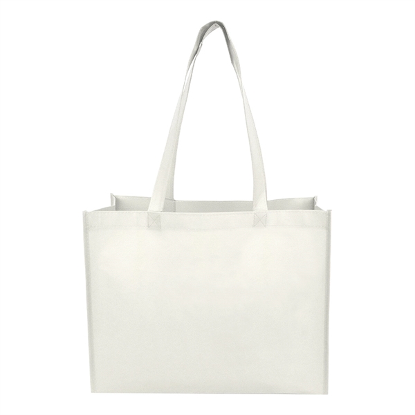 Medium Laminated Matte Shopping Tote Bag... from ASI 31517 Admart Products / Admart Line