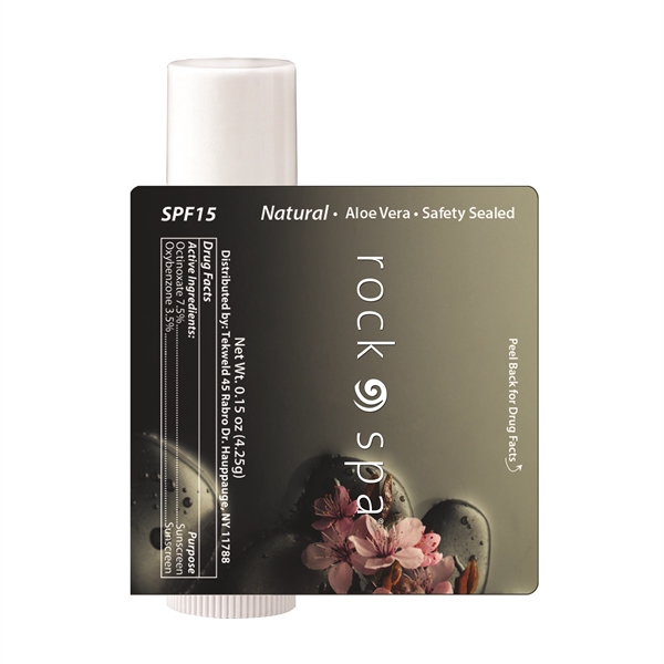 2.65h x 0.63" dia tube of SPF 15 lip balm with... from ASI 90807 Tekweld