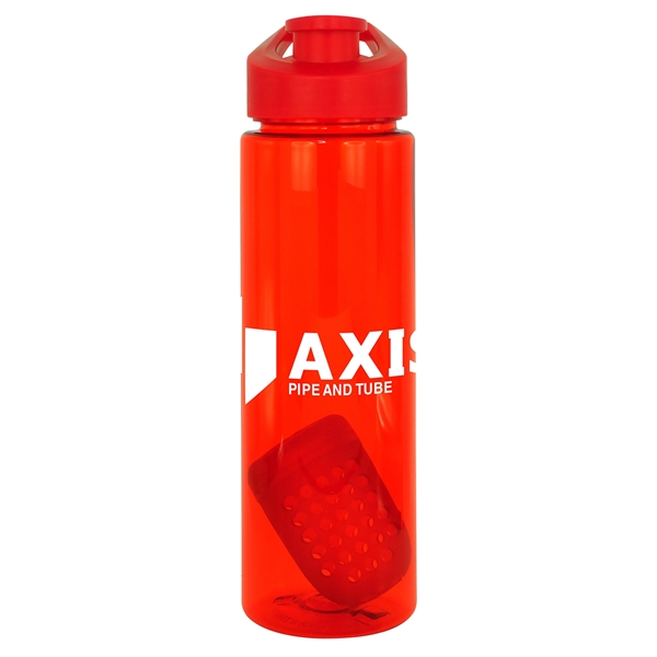 EASY POUR 24 OZ. COLORFUL BOTTLE WITH FLOATING INFUSER... from ASI 30208 A P Specialties / AP Specialties