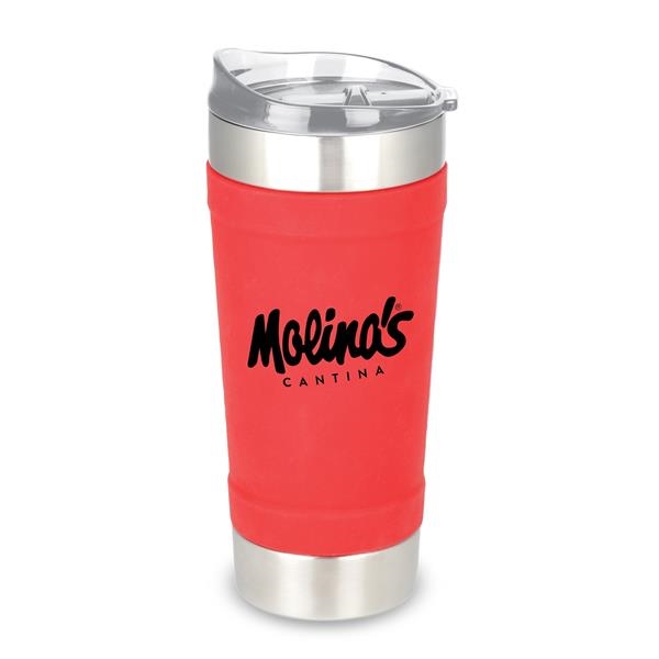 24 oz. texture silicone wrapped tumbler.... from ASI 46755 Cosmo Promos