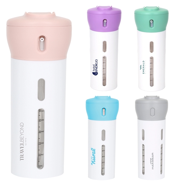4-in-1 Travel Bottle Dispenser.... from ASI 46755 Cosmo Promos
