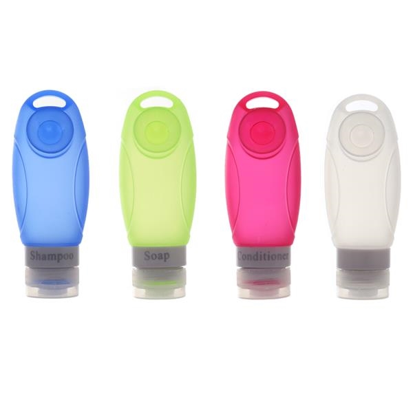 4-pc silicone bottle toiletry kit.... from ASI 46755 Cosmo Promos