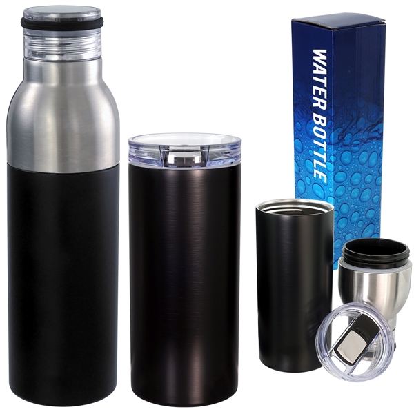 Stainless Tumbler Bottle Combo... from ASI 30208 A P Specialties / AP Specialties