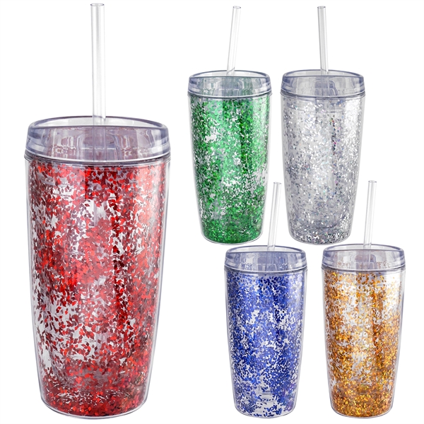 COLORFUL CONFETTI WAVE MUG... from ASI 30208 A P Specialties / AP Specialties