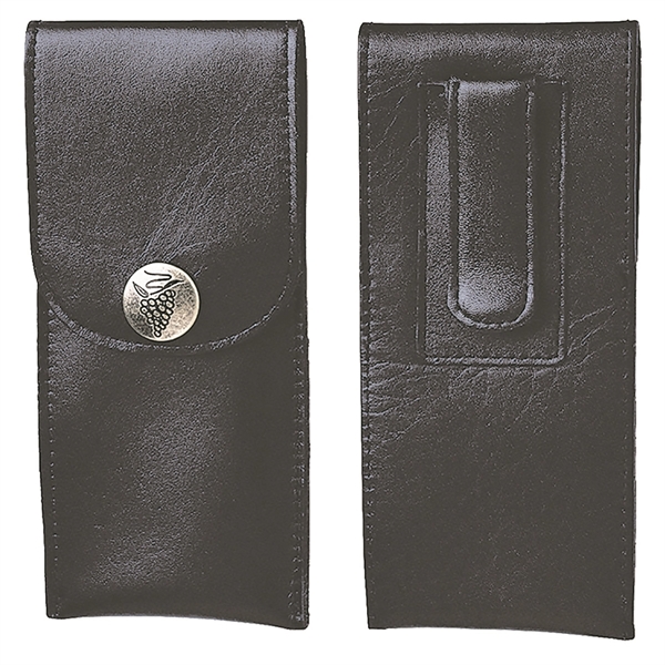 6" x 2 3/4" fine grain leather corkscrew holster clips to... from ASI 55450 Franmara Inc