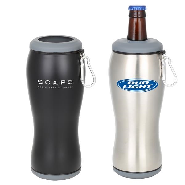 Stainless Steel Bottle & Can Insulator.... from ASI 46755 Cosmo Promos