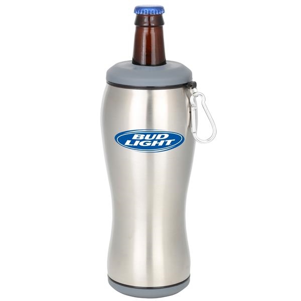 Stainless Steel Bottle & Can Insulator.... from ASI 46755 Cosmo Promos