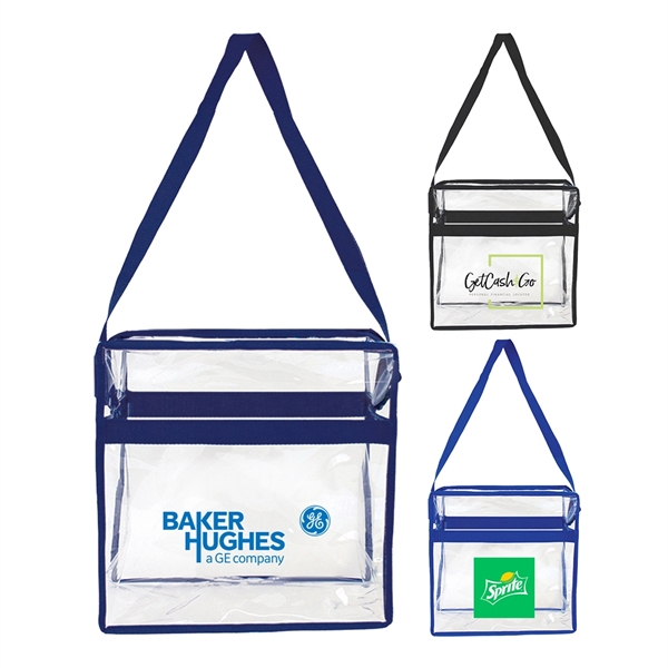 Clear PVC Messenger Tote Bag... from ASI 31517 Admart Products / Admart Line