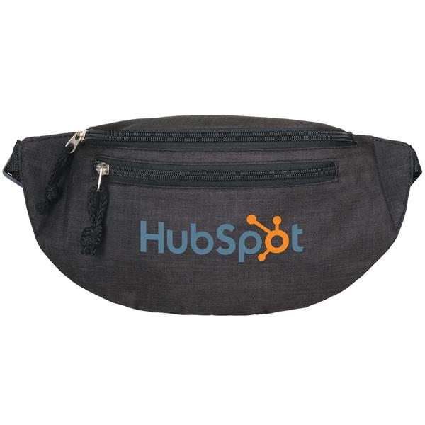 Heather Waist Bag With Hidden Zipper Pocket.... from ASI 46755 Cosmo Promos