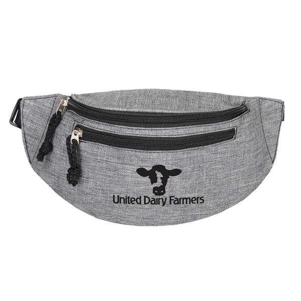 Heather Waist Bag With Hidden Zipper Pocket.... from ASI 46755 Cosmo Promos