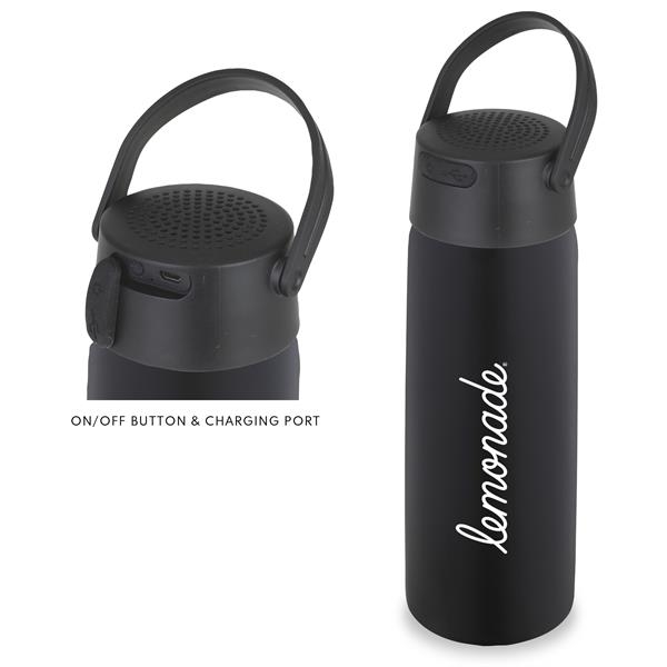 Groovy 23oz. bluetooth speaker bottle.... from ASI 46755 Cosmo Promos