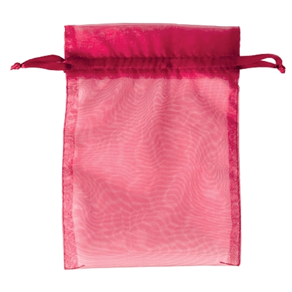 6 1/2" x 4 7/8" gift bag made of sheer organza... from ASI 55450 Franmara Inc