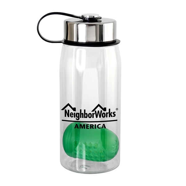 Metal Lanyard Lid 25 oz. Recycled Bottle with Floating Infuser... from ASI 30208 A P Specialties / AP Specialties