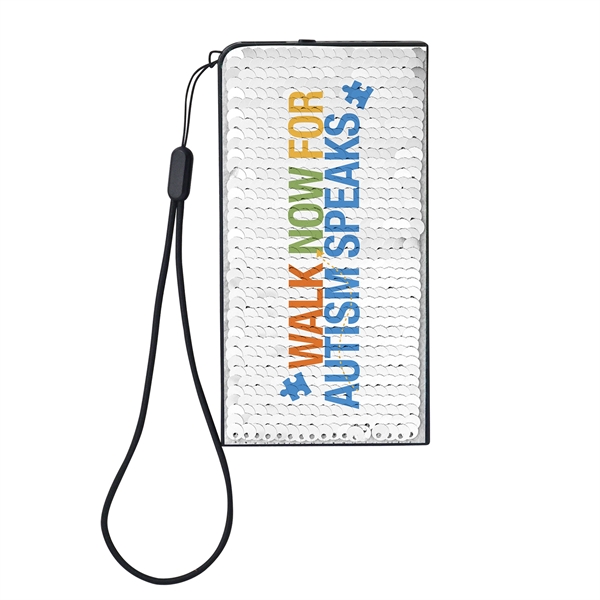 UL SEQUIN POWER BANK... from ASI 30208 A P Specialties / AP Specialties