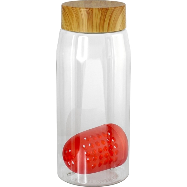 Bamboo Pattern 25 oz. Recycled Bottle with Floating Infuser... from ASI 30208 A P Specialties / AP Specialties