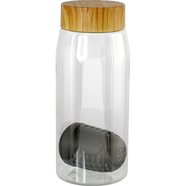 Bamboo Pattern 25 oz. Recycled Bottle with Floating Infuser... from ASI 30208 A P Specialties / AP Specialties