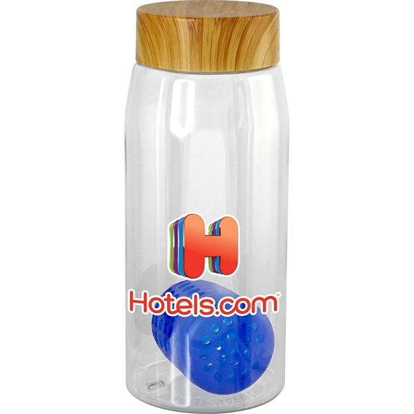 Bamboo Pattern 25 oz. Recycled Bottle with Floating Infuser... from ASI 30208 A P Specialties / AP Specialties