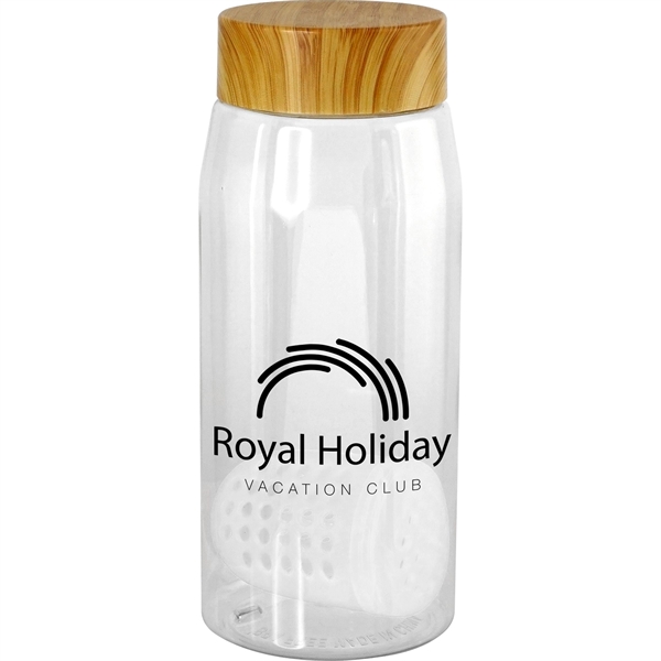 Bamboo Pattern 25 oz. Recycled Bottle with Floating Infuser... from ASI 30208 A P Specialties / AP Specialties